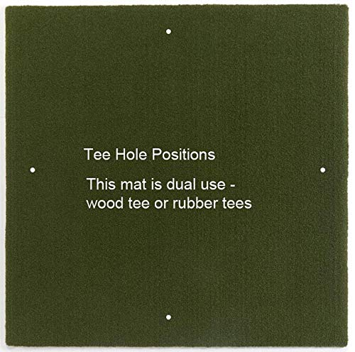 5x5 Large Deluxe Golf Mat - Comes with Golf Tray + 3 Rubber Tees