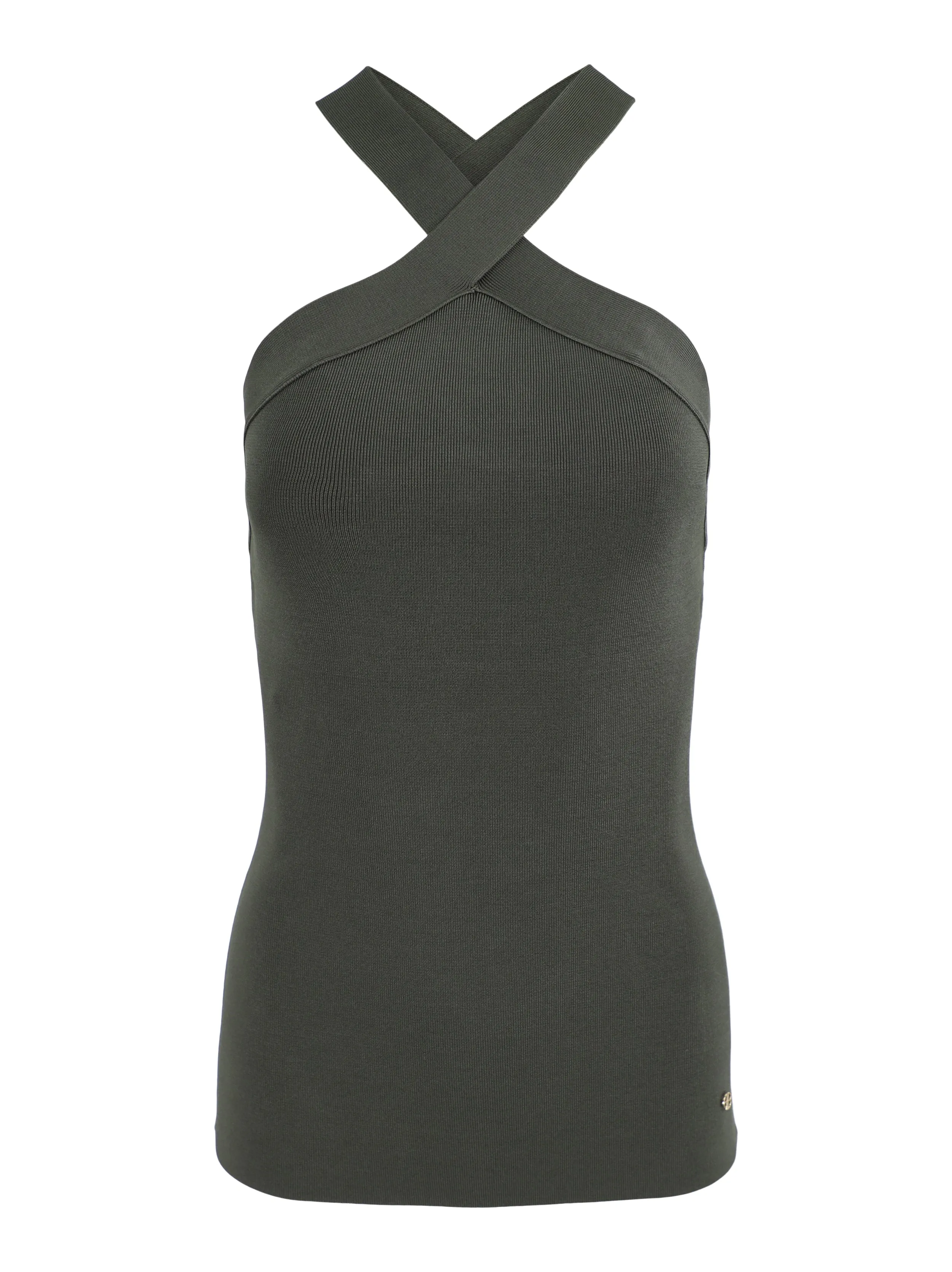 Anine Bing Brea Top in Dark Olive