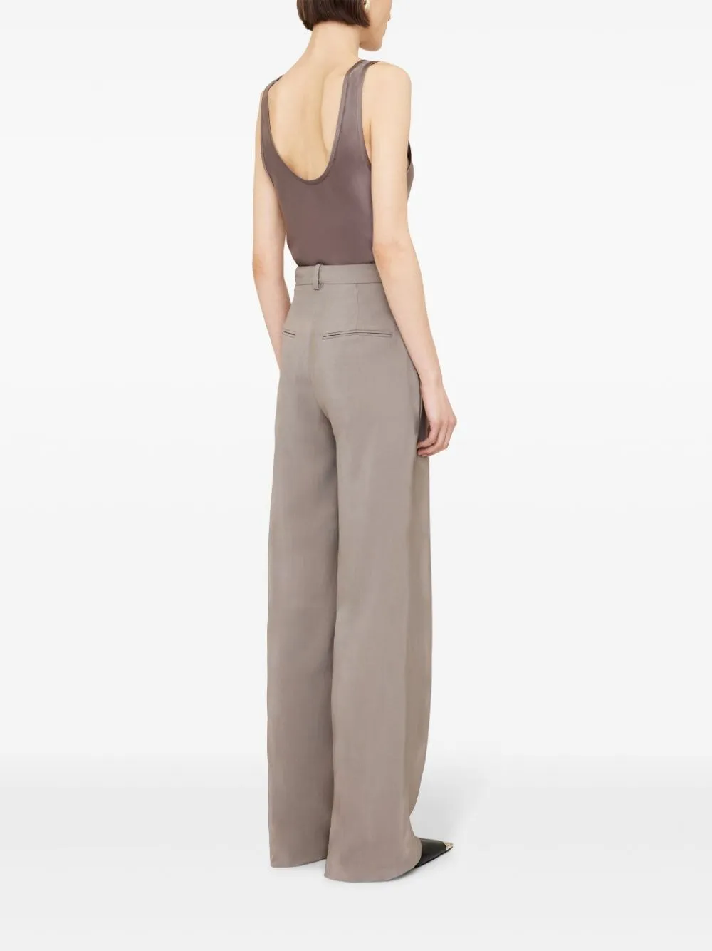 Anine Bing Dolan Trouser in Taupe