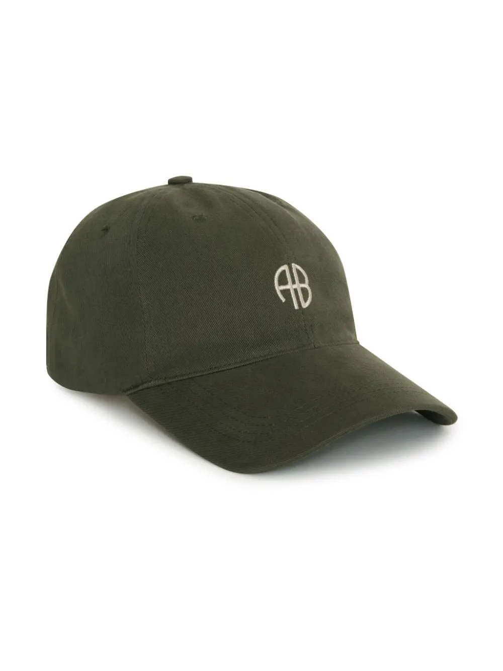 Anine Bing Jeremy Baseball Cap in Dark Olive/Green