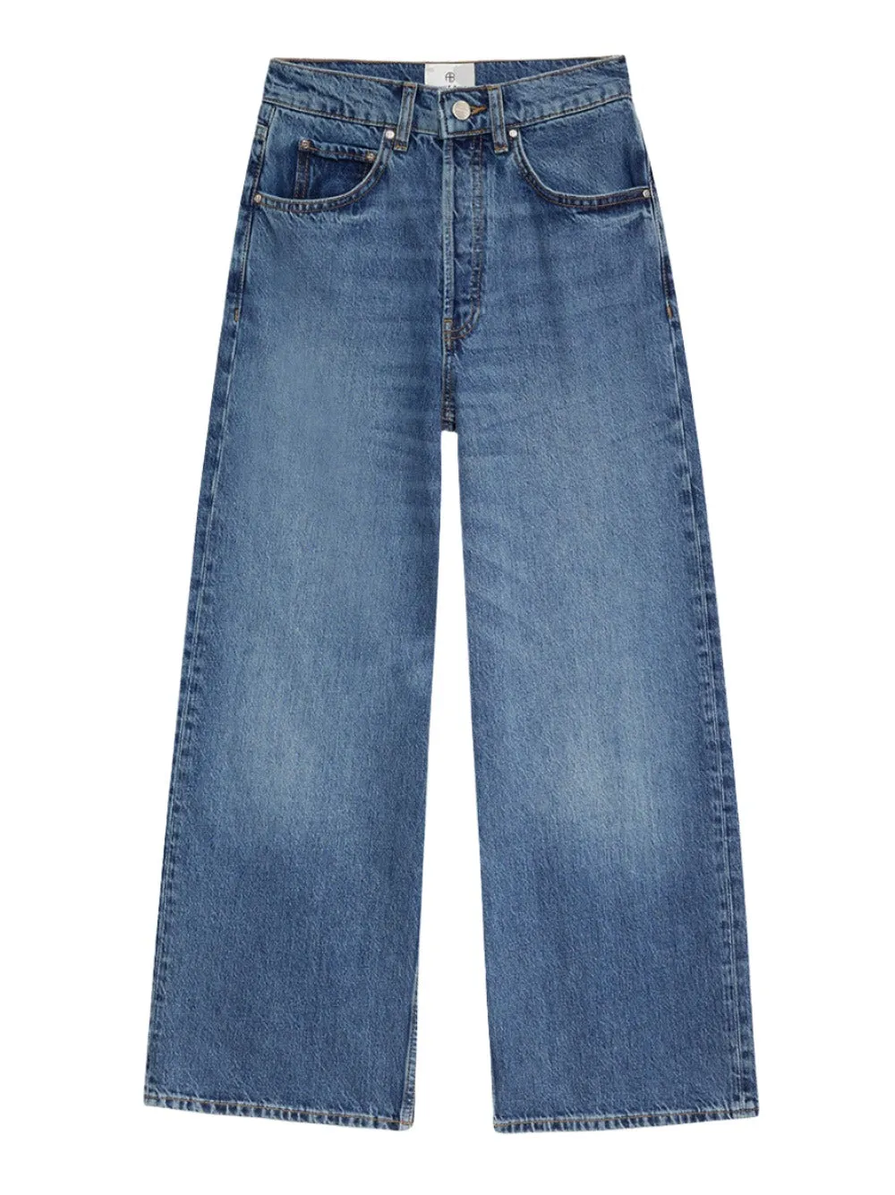 Anine Bing Rick Jean - Deep Alto Blue in Washed Blue