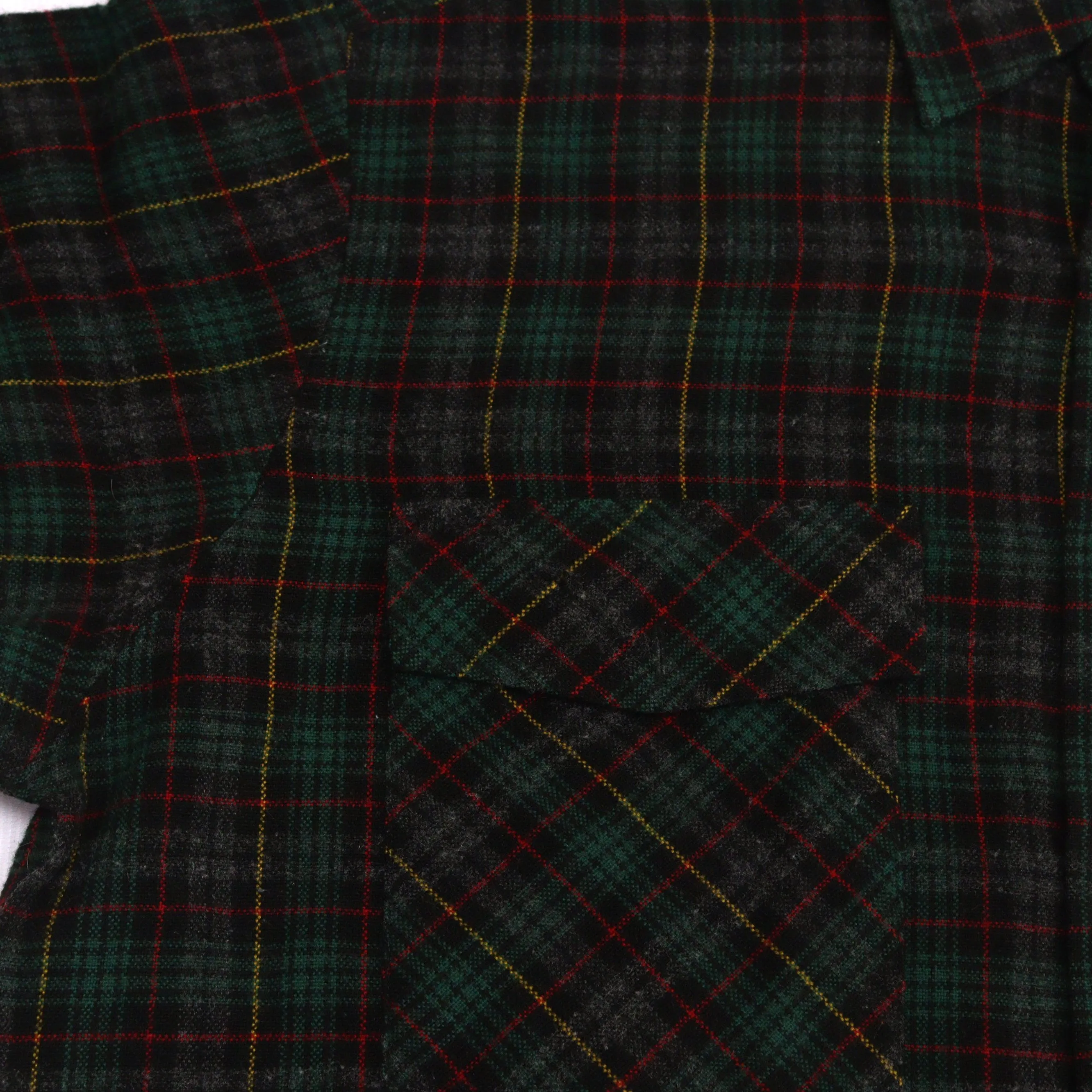 Bay Area Traders Checkered Flannel Shirt Green Red