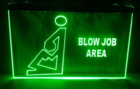 Blow Job Area LED sign