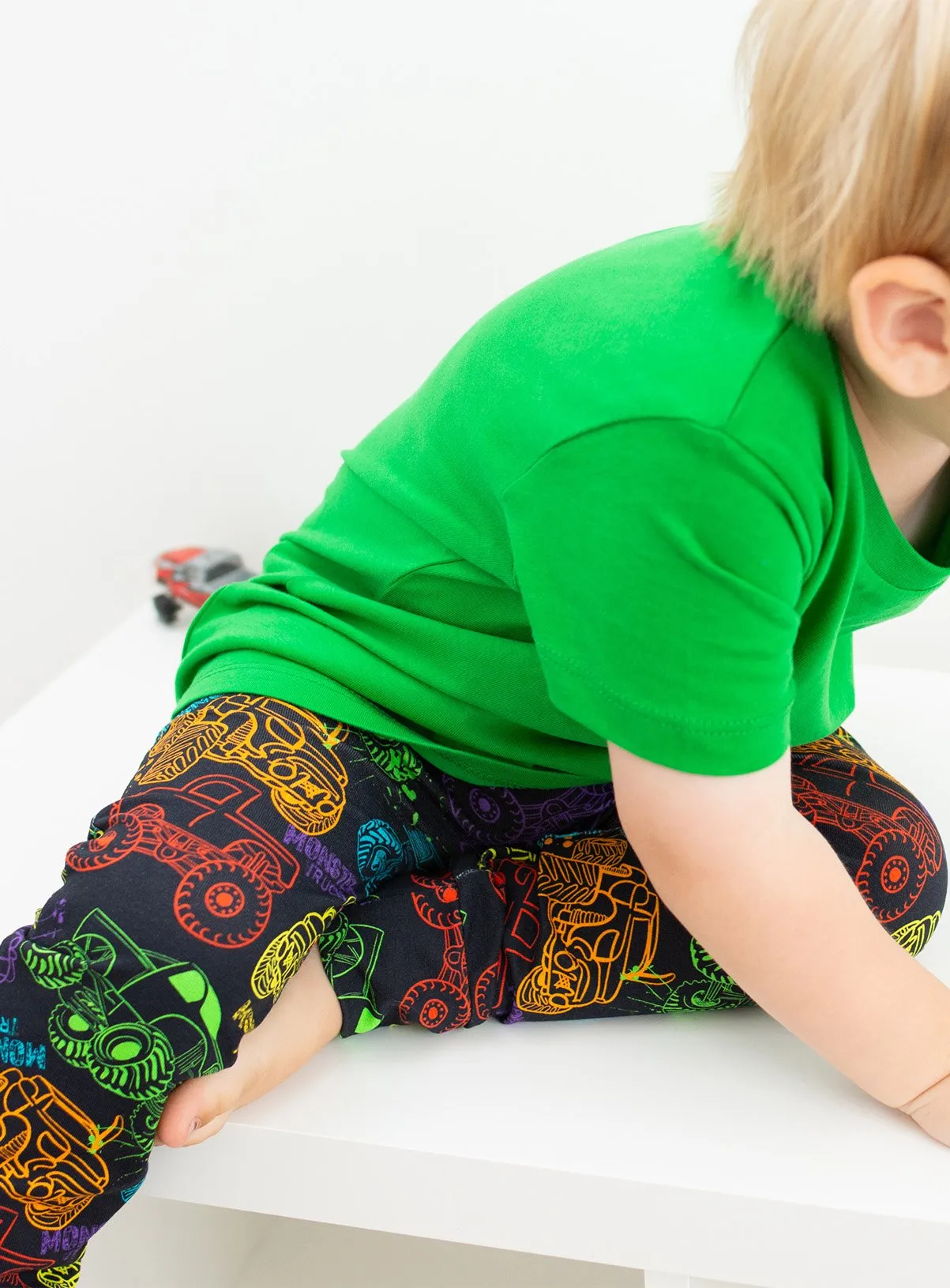 Buy FRED & NOAH Monster Truck Leggings 2-3 Years | Trousers and leggings | Tu