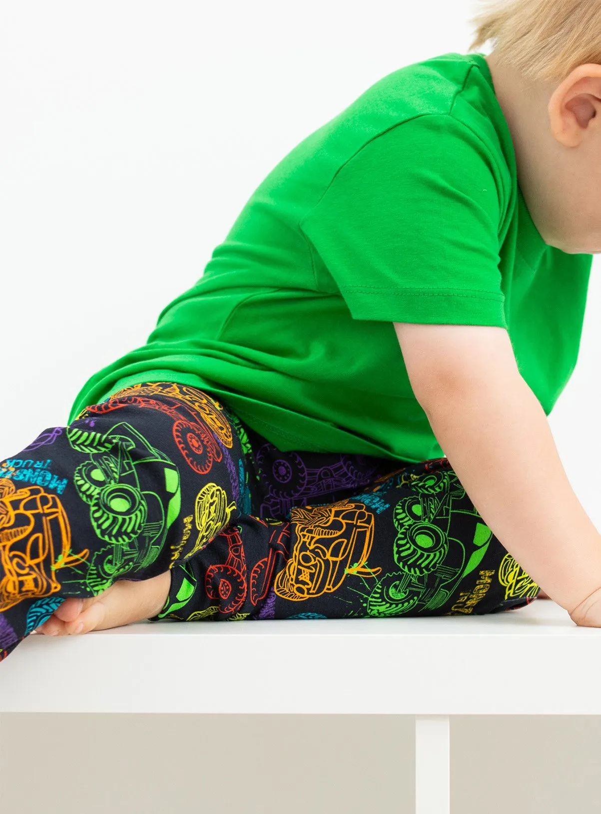 Buy FRED & NOAH Monster Truck Leggings 2-3 Years | Trousers and leggings | Tu