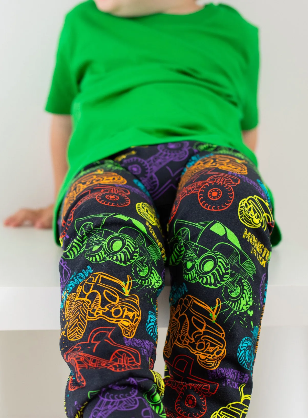 Buy FRED & NOAH Monster Truck Leggings 2-3 Years | Trousers and leggings | Tu