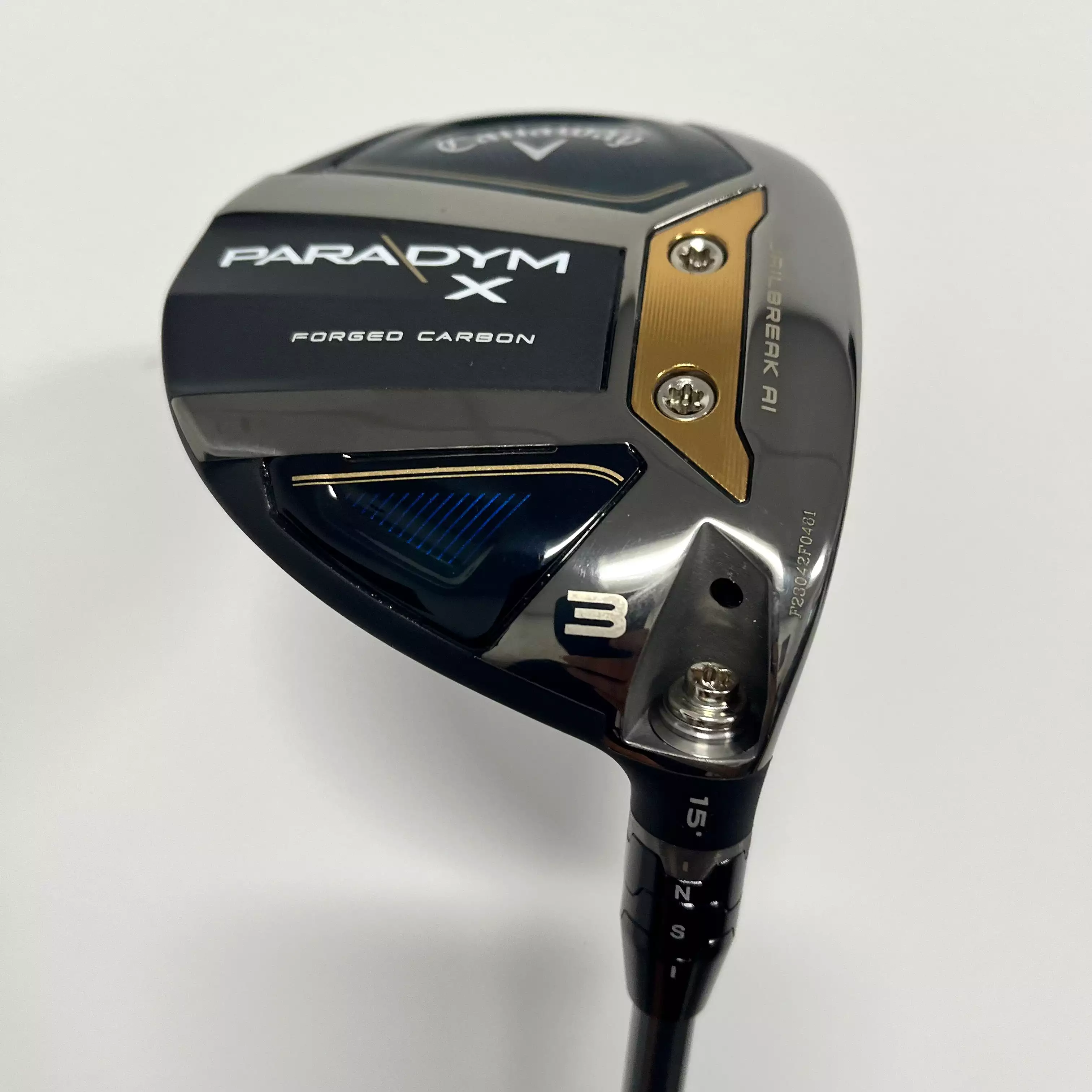 Callaway Paradym X 3 Wood HZRDUS Silver 60 Regular Right Hand - SHOP WORN