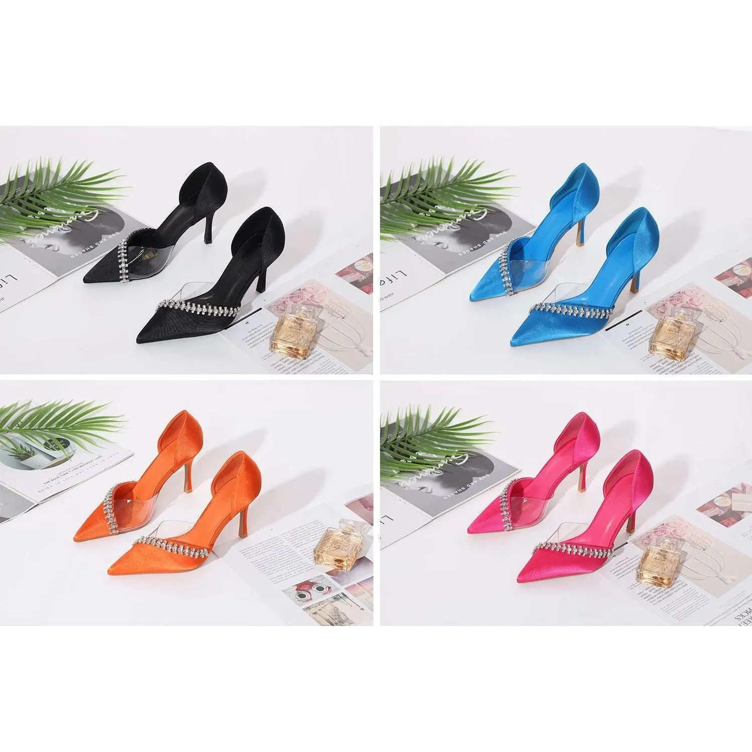 Classy Rhinestone Pointed Toe