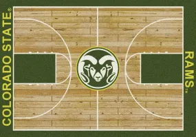 Colorado State Rams Milliken Basketball Home Court Novelty Area Rug