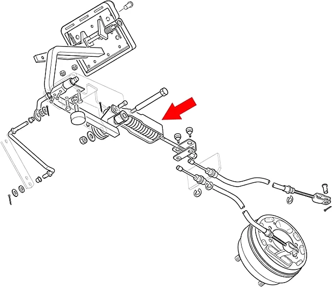 Golf Cart Brake Compensator for EZGO TXT & Medalist PDS 1994-up Gas & Electric - 10L0L