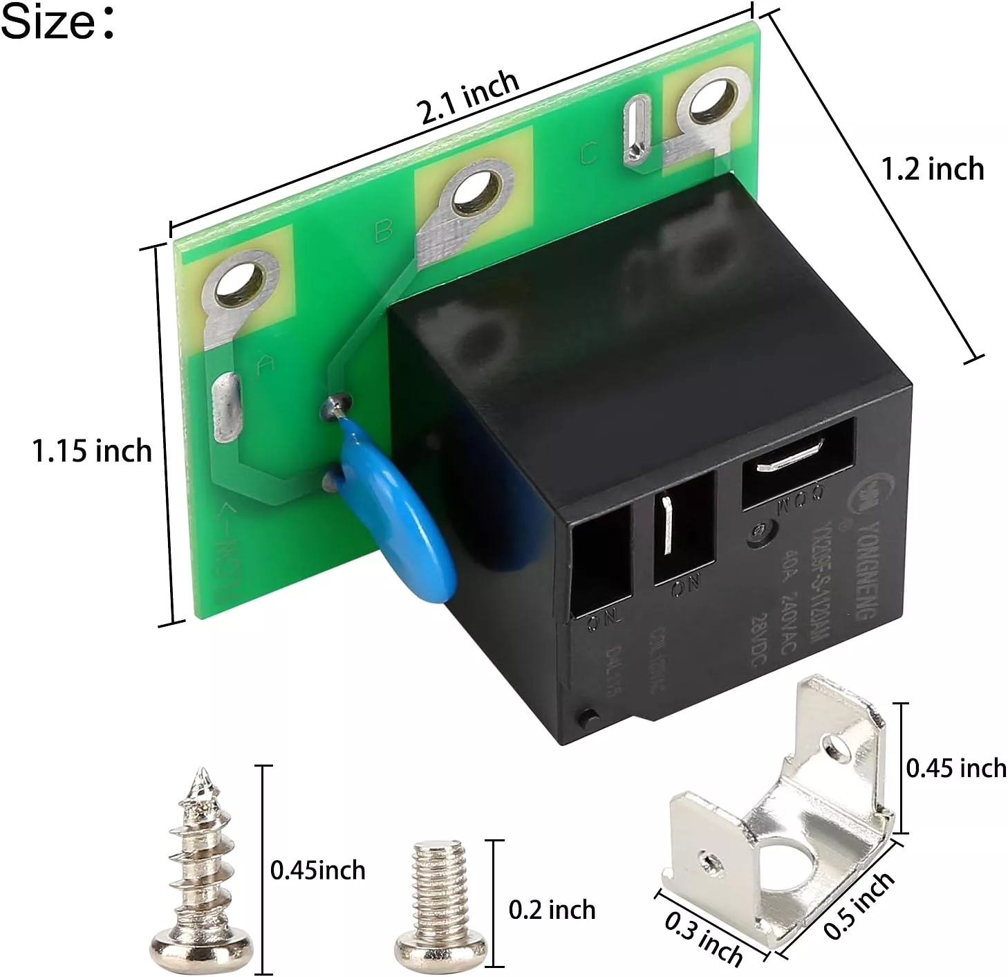 Golf Cart Charger Relay Board Assembly for EZGO PowerWise II Battery - 10L0L