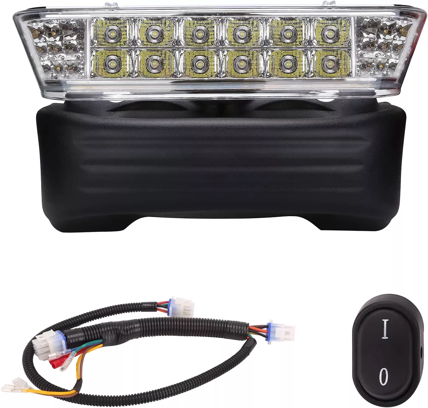 Golf Cart LED Headlight with Bumper Suitable for Club Car Precedent - 10L0L