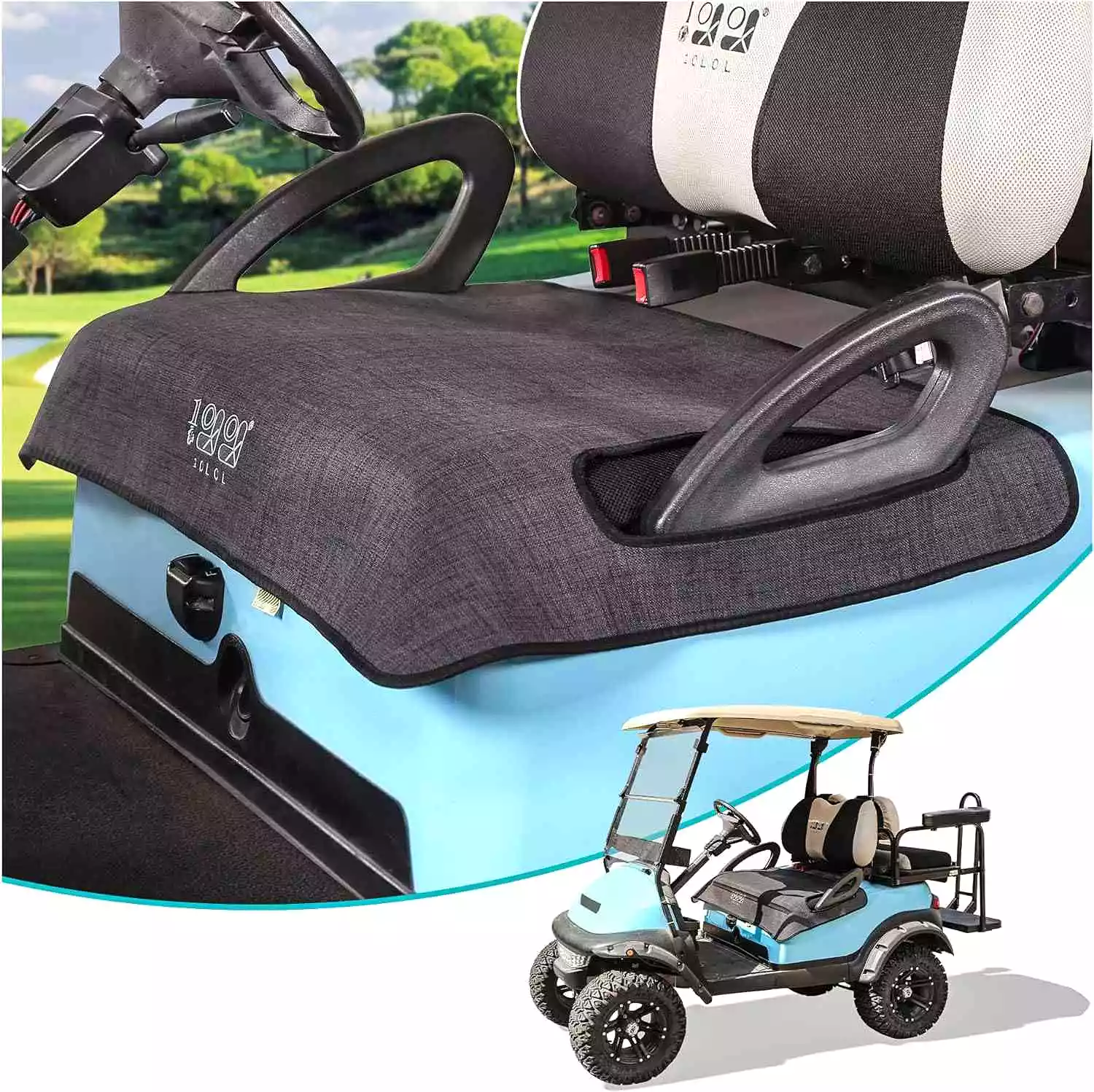 Golf Cart Seat Covers Towels for Yamaha Golf Cart Seat Blanket for 2 Person Seat - 10L0L