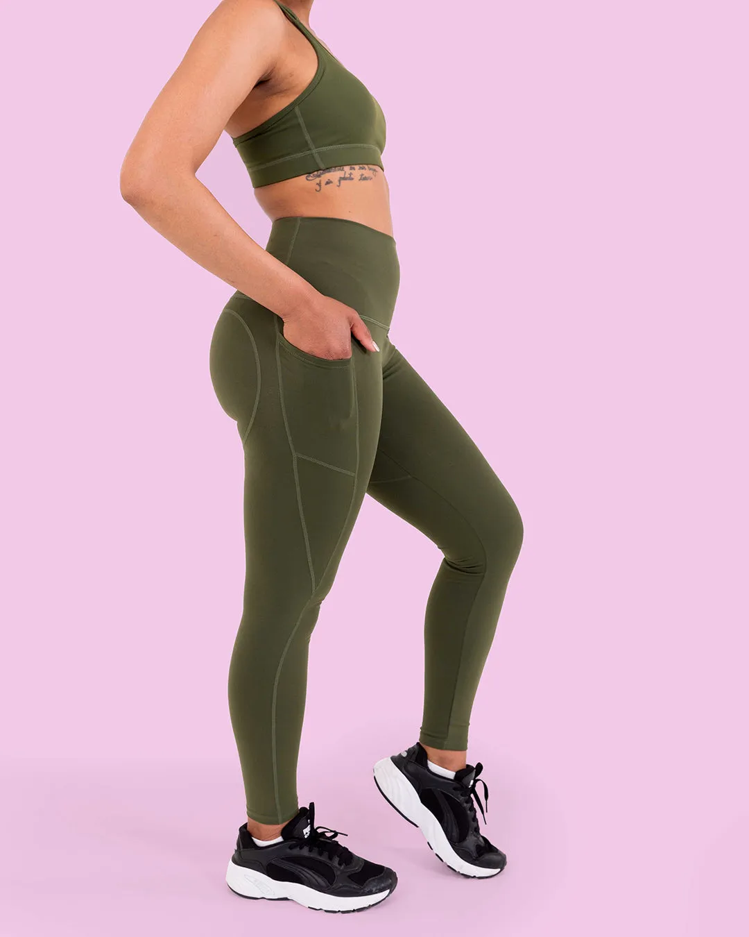 HERO Super Hold Leggings Olive