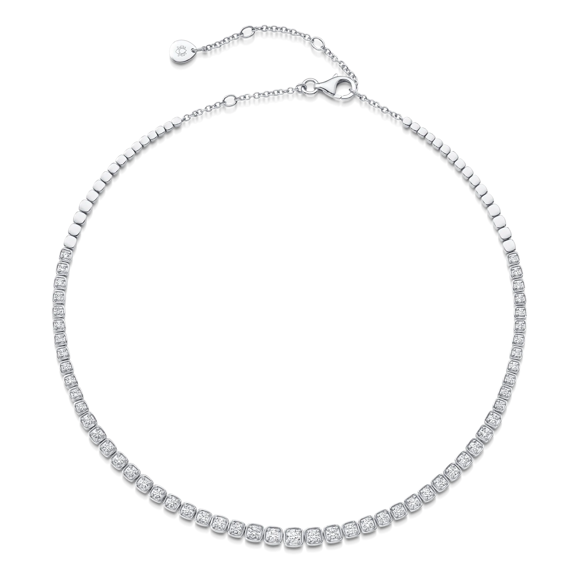 Isadora Cushion Diamond Choker