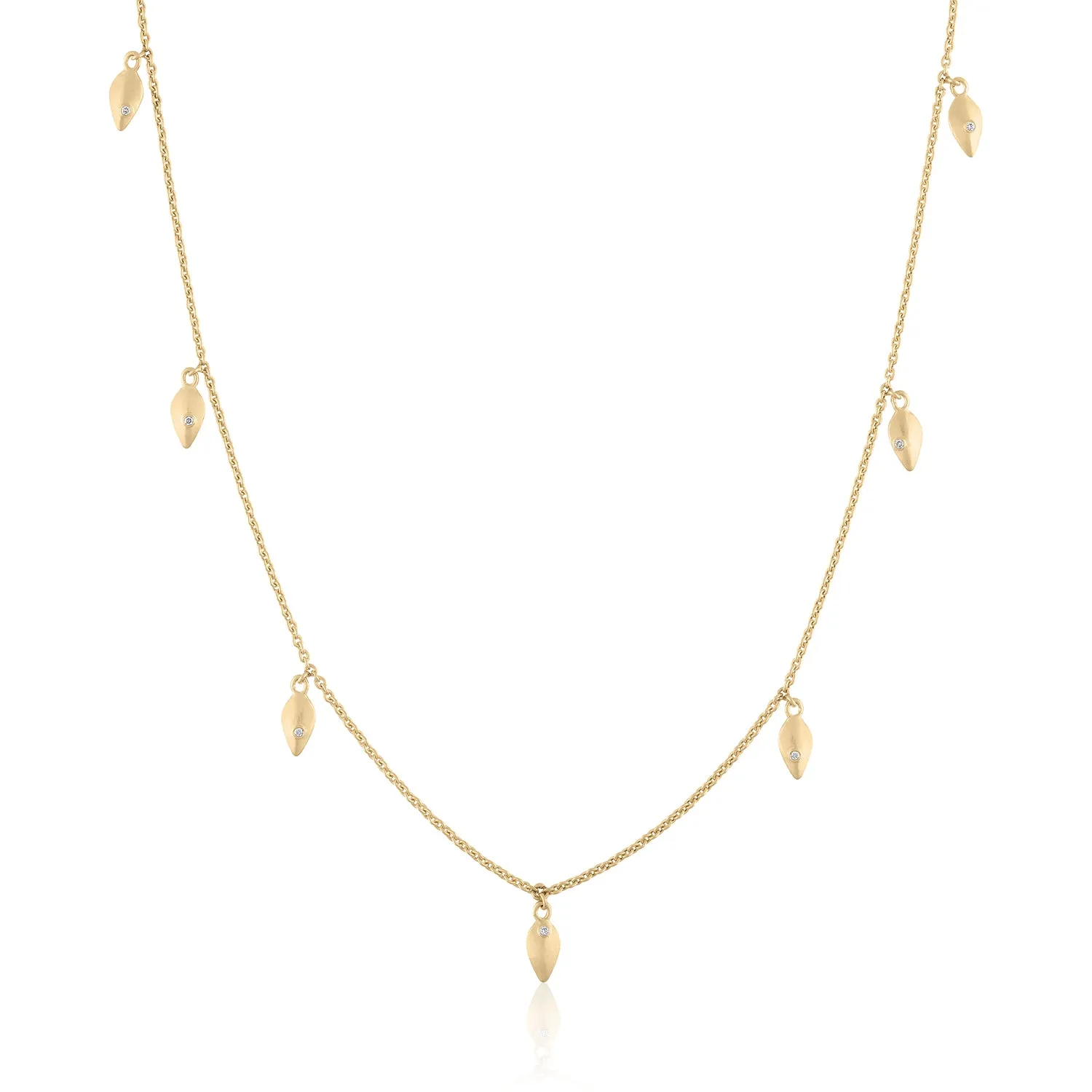 IVY GOLD LEAF LAYERING NECKLACE