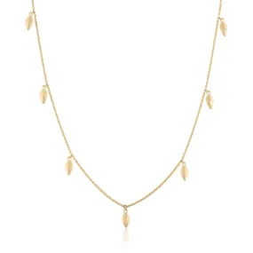 IVY GOLD LEAF LAYERING NECKLACE