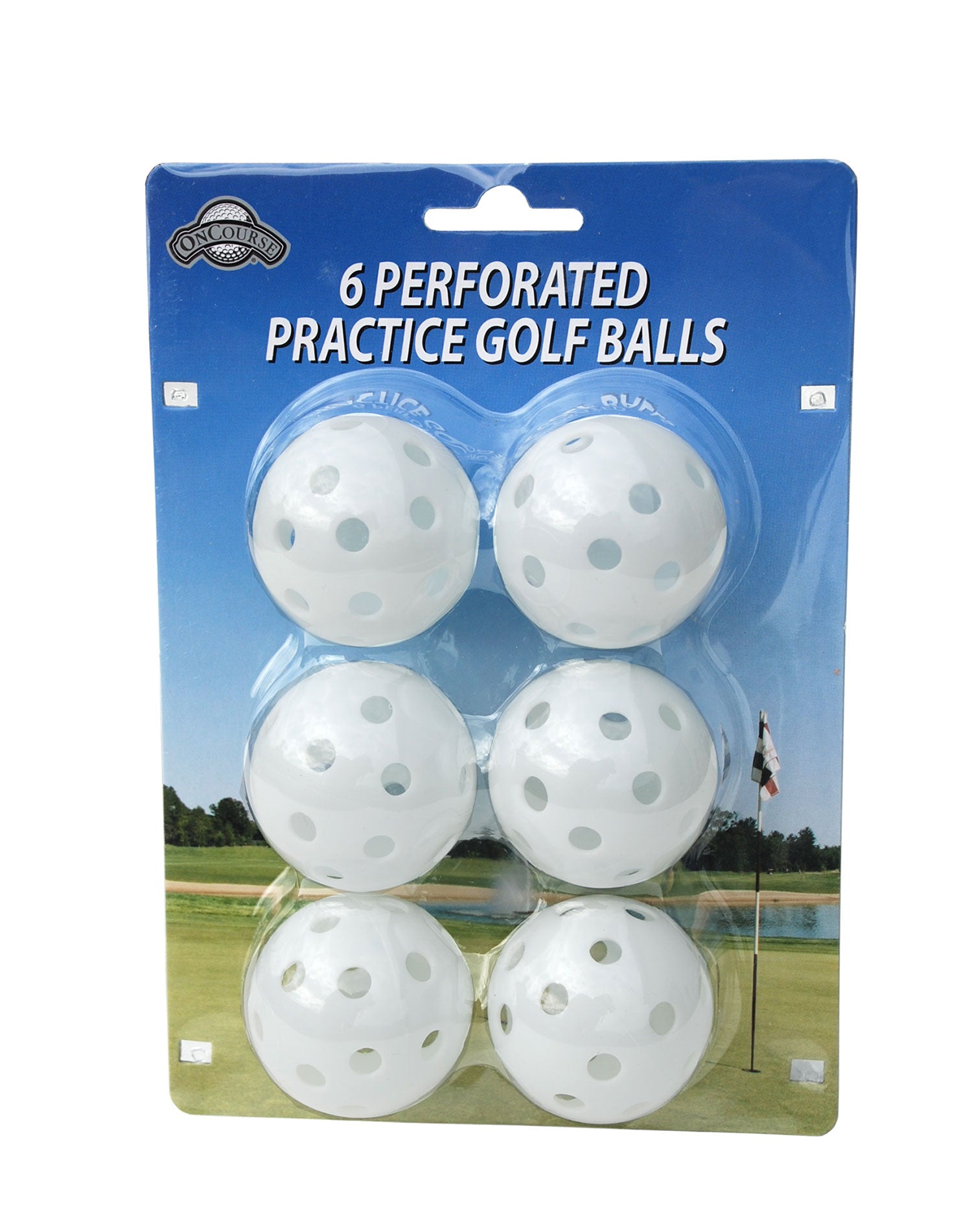 OnCourse Golf Perforated Practice Golf Balls