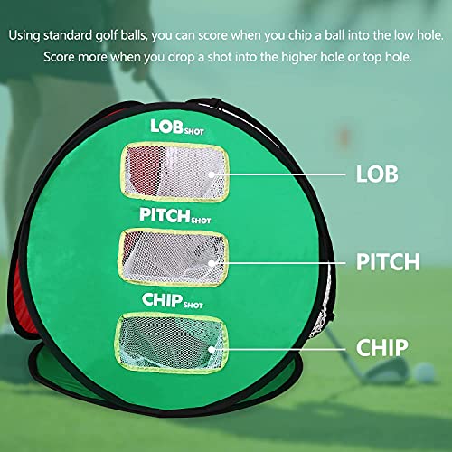 Pop Up Golf Chipping Net - Golf Chipping Games