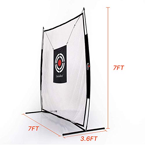 Quick Setup Golf Net for Backyard Driving - 7x7 Foot Strong Golf Net