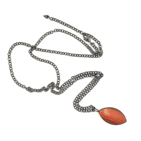 Rust Moonglow Stipe Petal Layering Necklace