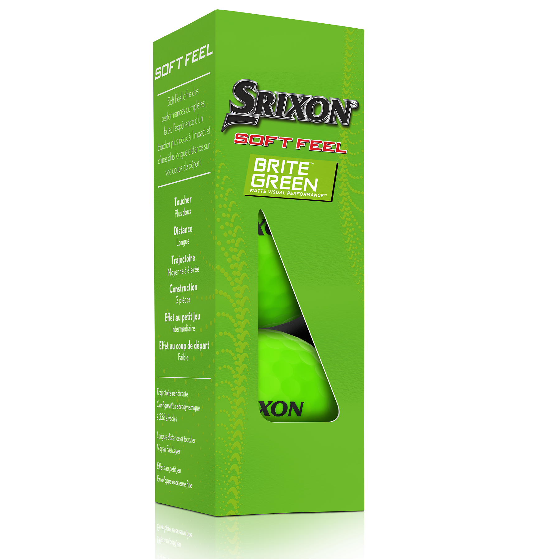 Srixon Soft Feel Brite Matte Color Golf Balls