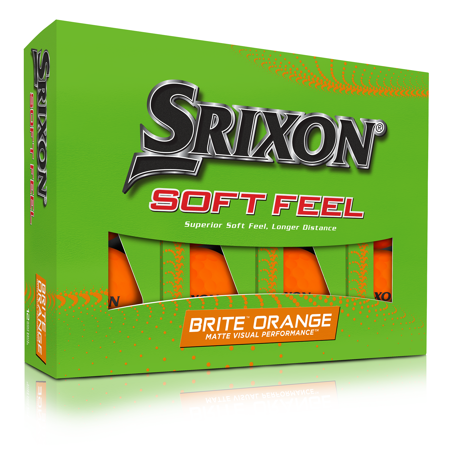 Srixon Soft Feel Brite Matte Color Golf Balls