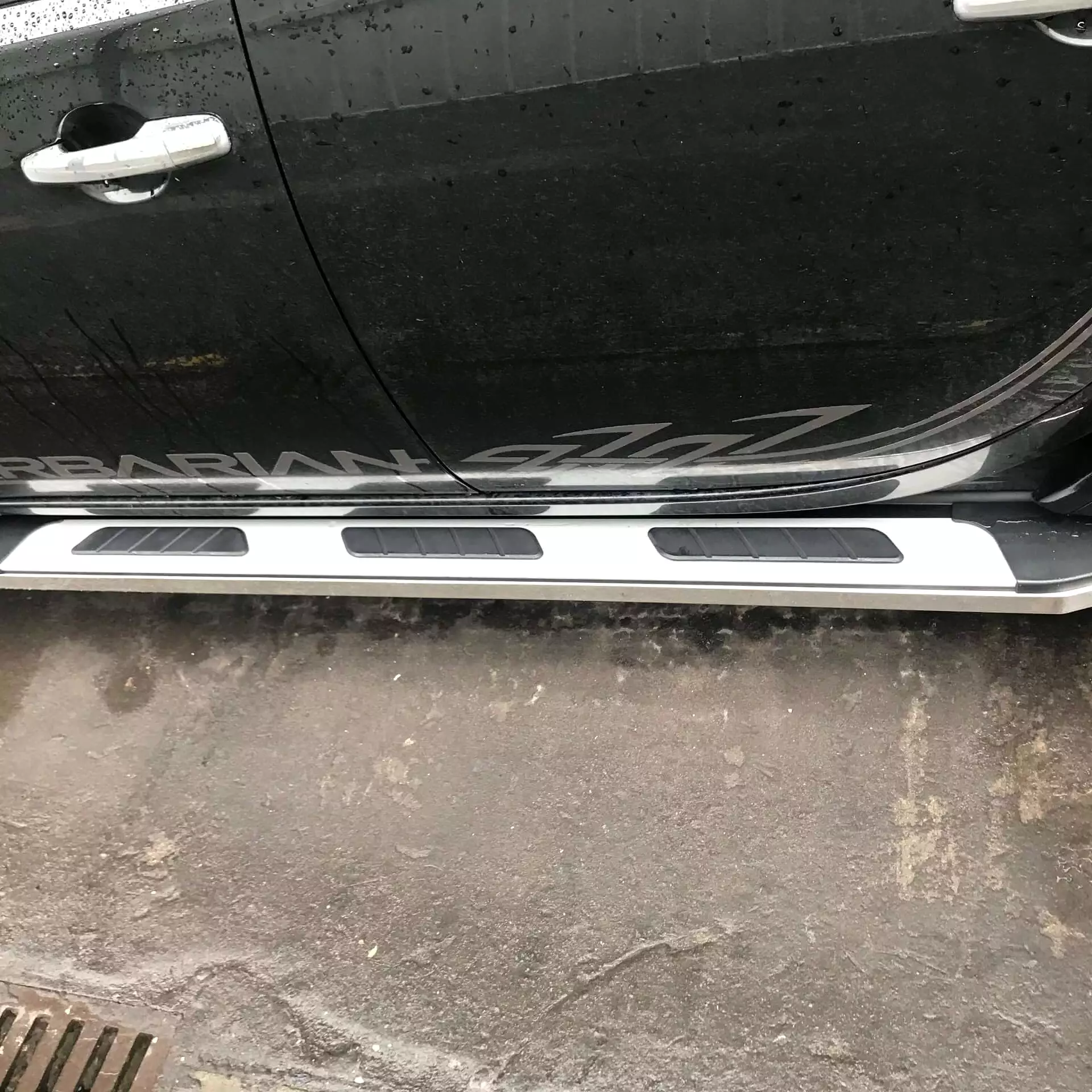 Suburban Side Steps Running Boards for Mitsubishi L200 Double Cab 2005-2015