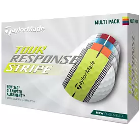 Taylormade Tour Response Stripe Multi-Pack Golf Balls (1 Dozen)