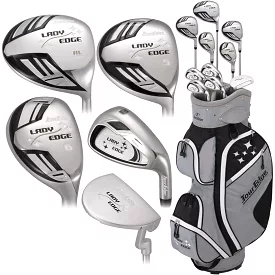 Tour Edge Lady Edge Complete Set Womens Right Hand - Black