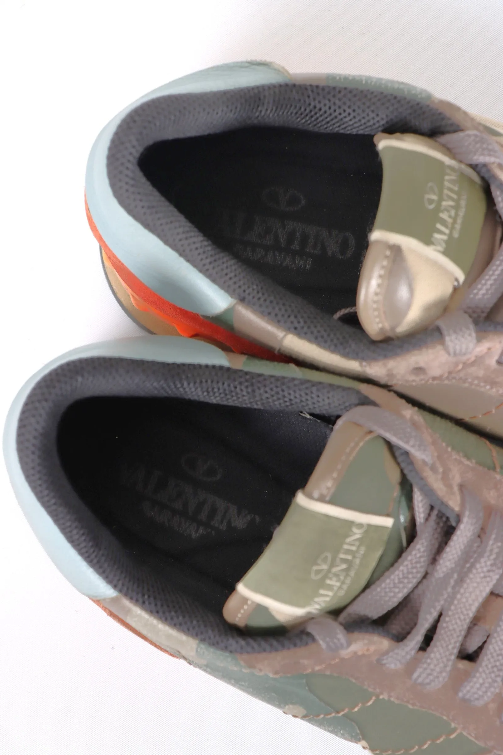 VALENTINO Camouflage 'Rockrunner' Multicolour Sneakers (43)