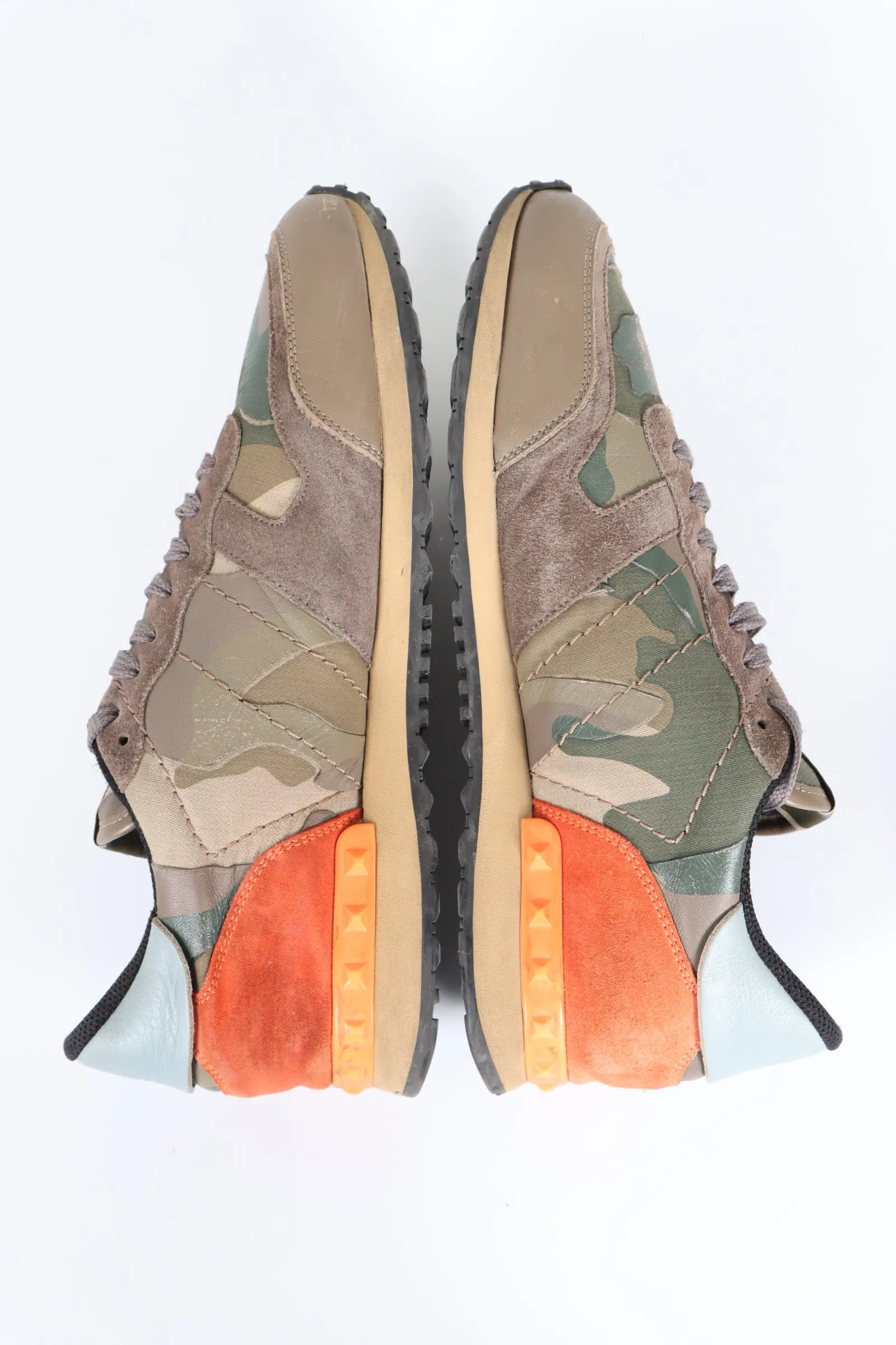 VALENTINO Camouflage 'Rockrunner' Multicolour Sneakers (43)