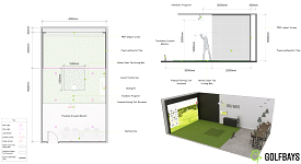 Virtual CAD Consultancy - Golf Simulator Design