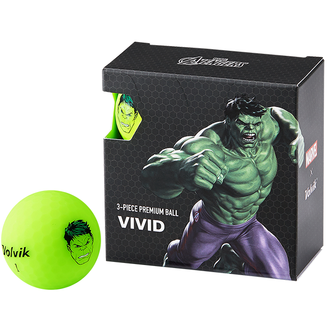 Volvik Marvel Character Golf Ball 4 pack