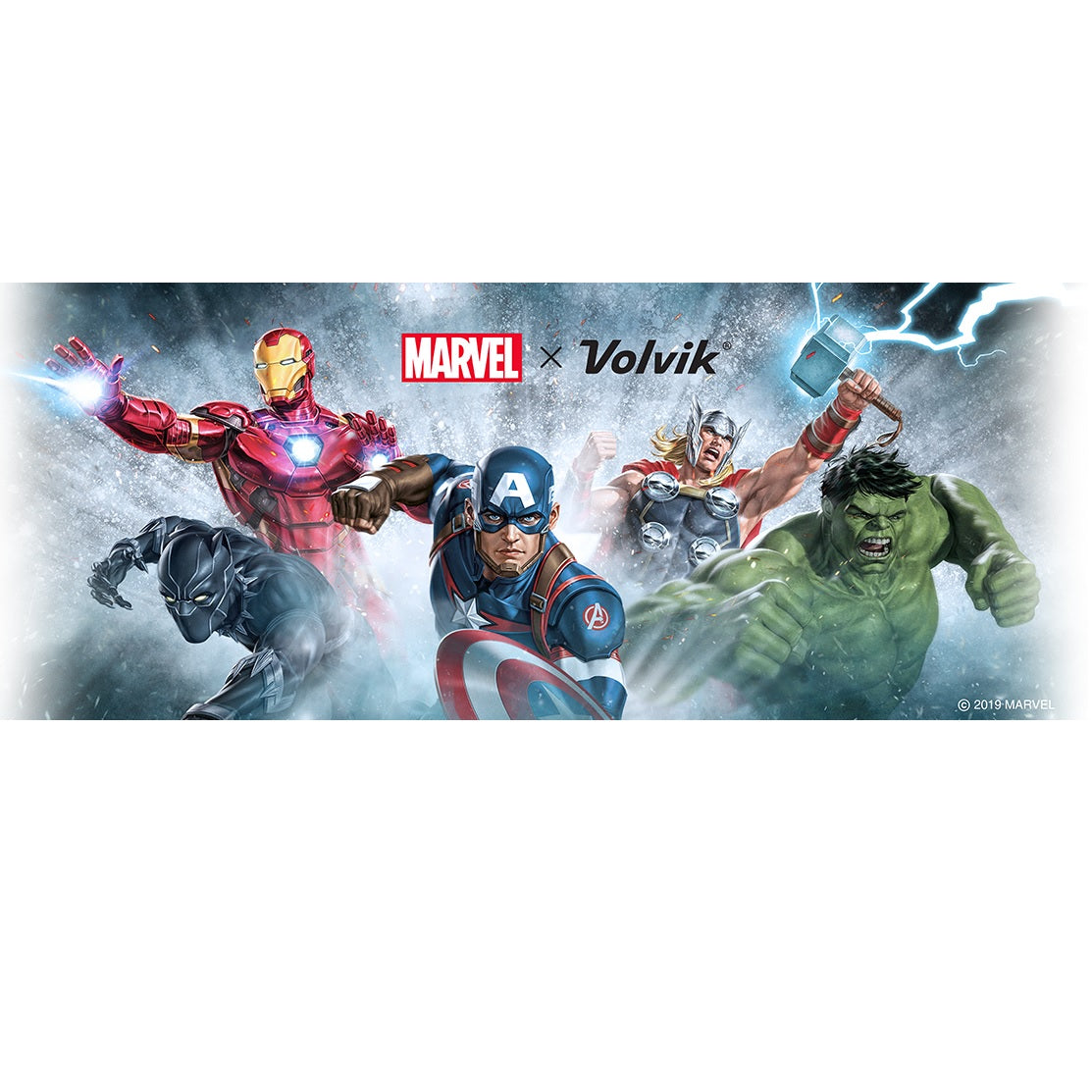 Volvik Marvel Vivid Marvel X Character Golf Balls