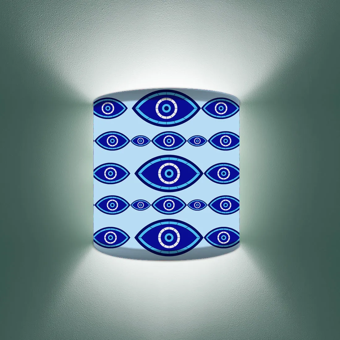 Wall Mount Arc Night Lamp for Living Room Dining Area - Evil Eye Protector