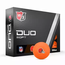 Wilson Staff Duo Optix NFL Team Licensed Golf Balls - Matte Orange