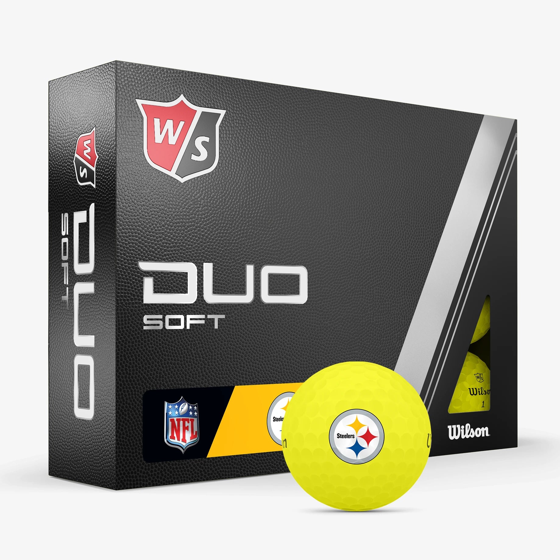 Wilson Staff Duo Optix NFL Team Licensed Golf Balls - Matte Yellow