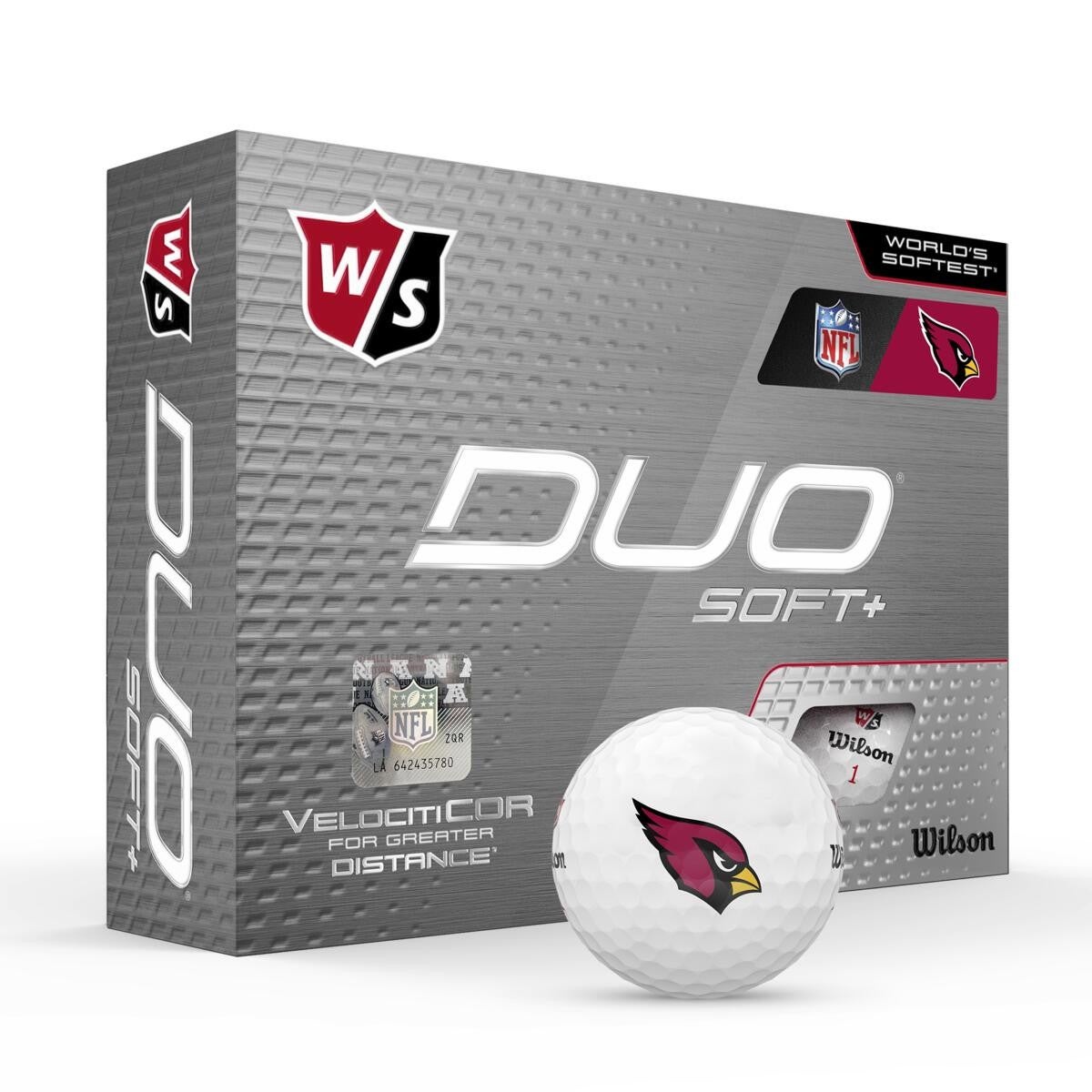 Wilson Staff Duo Soft + NFL Team Licensed Golf Balls