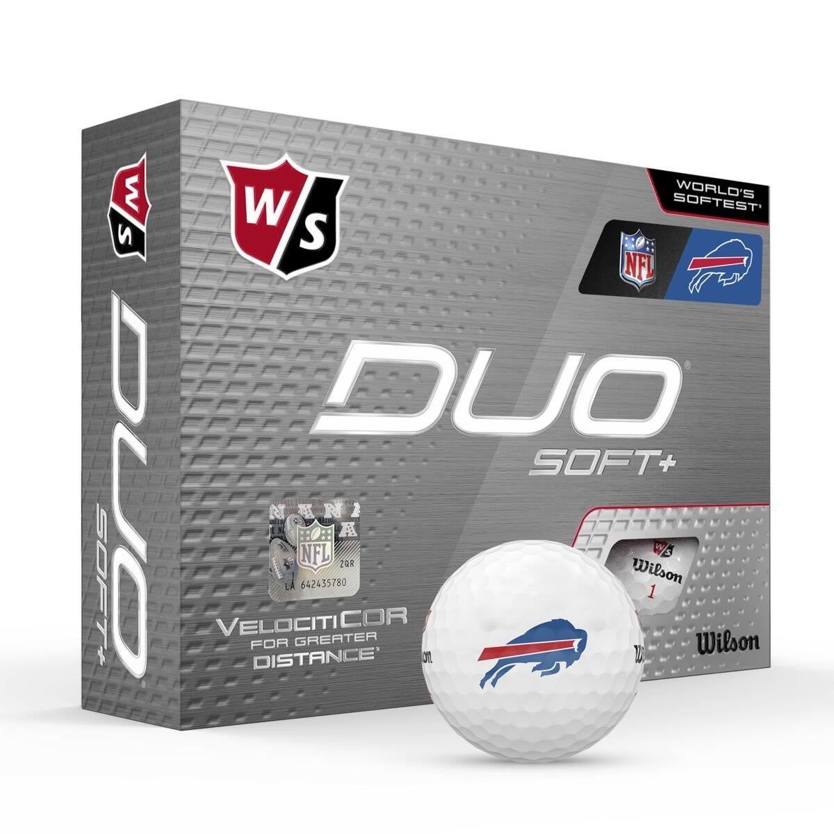 Wilson Staff Duo Soft + NFL Team Licensed Golf Balls