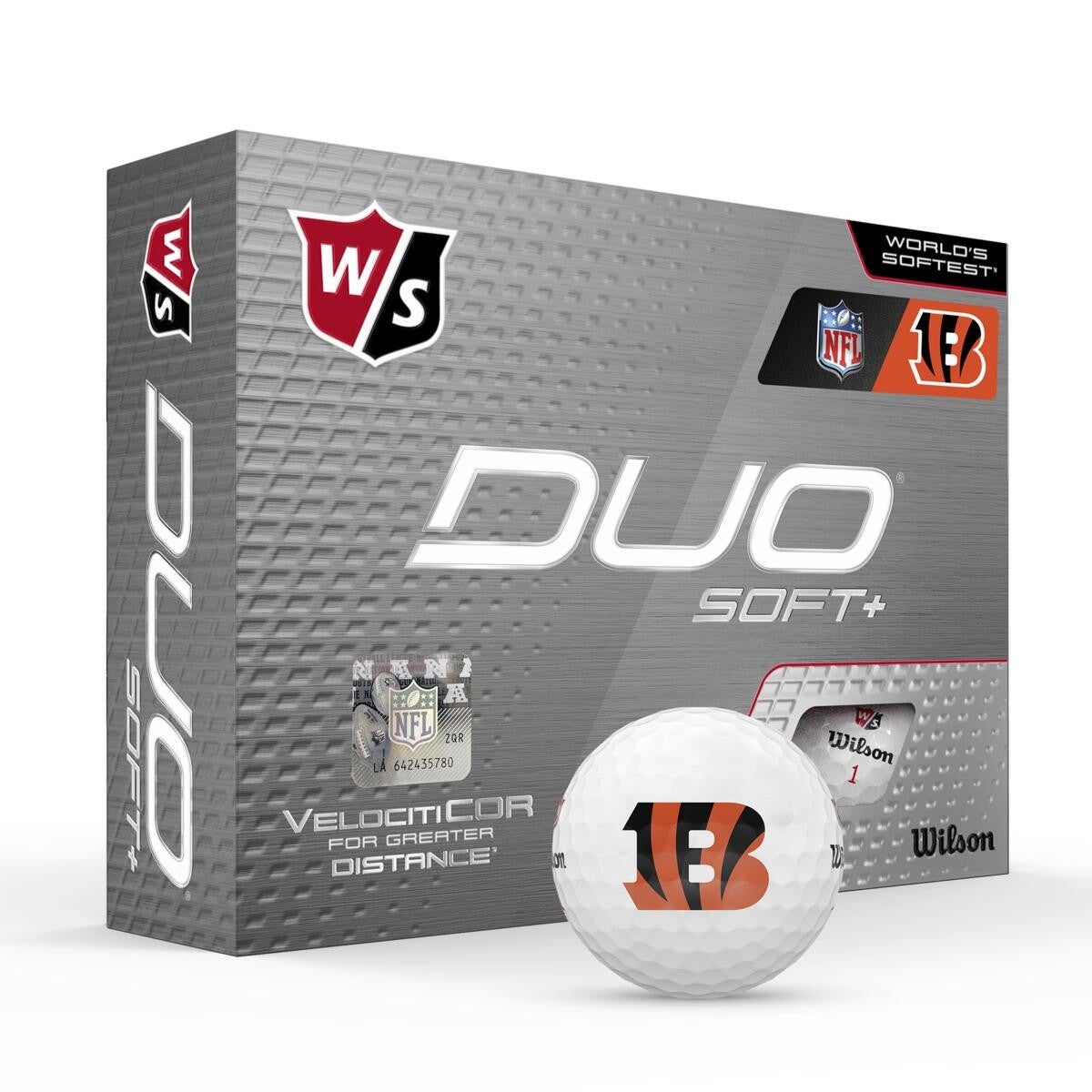 Wilson Staff Duo Soft + NFL Team Licensed Golf Balls