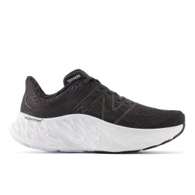 Women's New Balance Fresh Foam X More v4, Black, 7.5 D Wide